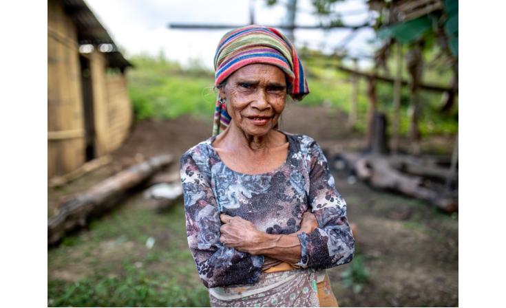 Rosita lives in a remote community in the mountains outside Dili. Her life has been transformed by the work of our partner church health clinic.